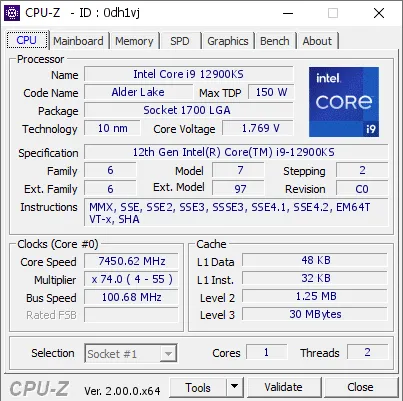 Intel Core i9-12900K aparece em overclock com RAM DDR5-8000 em testes