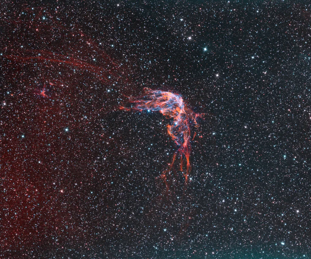 Remanescente de supernova RCW 86, vestígio da supernova mais antiga já registrada (Imagem: Reprodução/Martin Pugh)