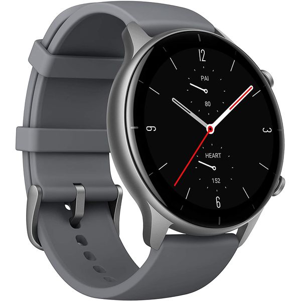 Smartwatch Amazfit GTR 2e, Relógio Inteligente, 2.5D Curved Bezel-Less Design, 1.39 〞Always-On Amoled Display, SpO2 & Stress Monitor