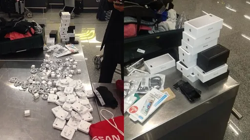 Passageiros são detidos com 30 iPhones 7 presos ao corpo no Galeão (RJ)
