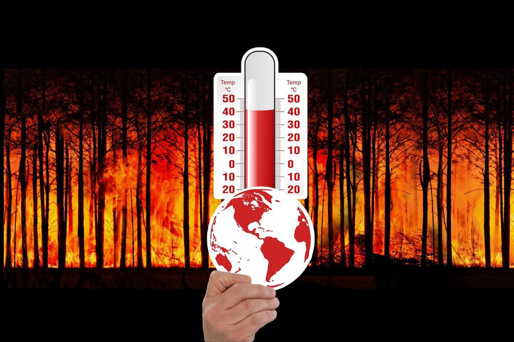 Aumento da temperatura global vem causando efeitos negativos até na aviação (Imagem: Gerd Altmann/Pixabay)