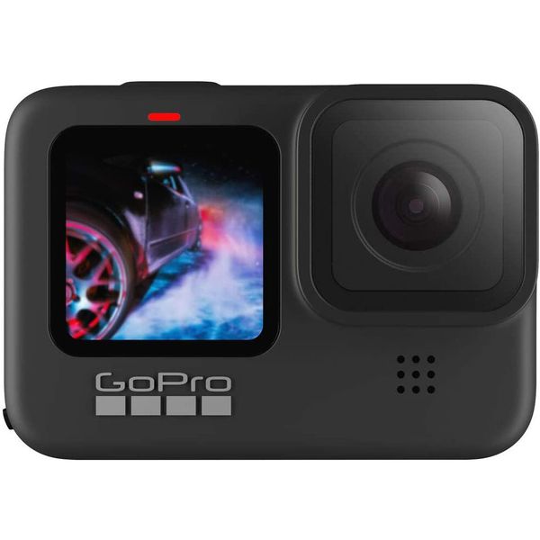 Câmera GoPro HERO9 Black à Prova D'água com LCD Frontal, Vídeo em 5K, Foto de 20 MP, Transmissão Ao Vivo em 1080p [INTERNACIONAL + CUPOM]