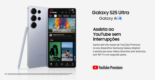 Galaxy S25 YouTube Premium