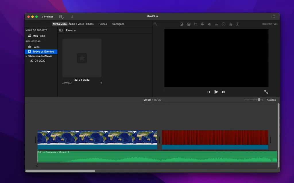 Edite vídeos como um profissional com as ferramentas do iMovie (Imagem: Thiago Furquim)