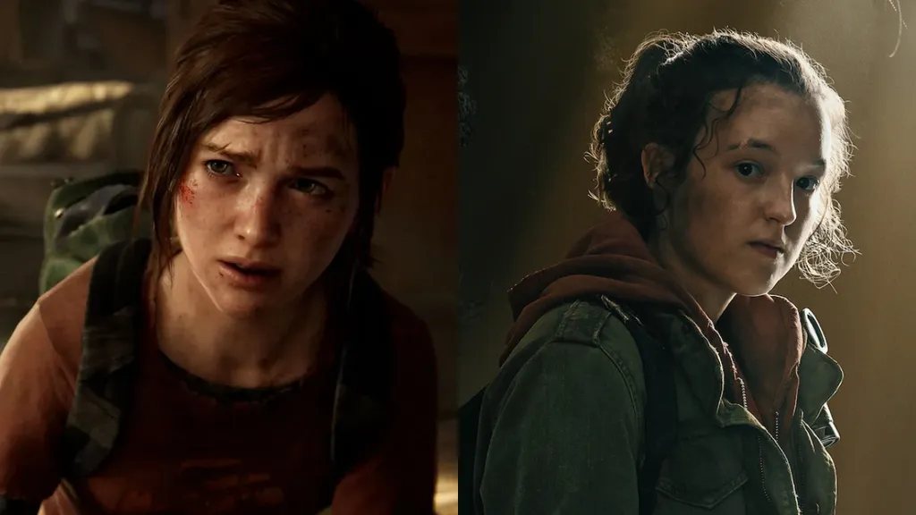 A série teve o cuidado de reproduzir até a cicatriz da garota (Imagem: Reprodução/Naughty Dog, HBO)