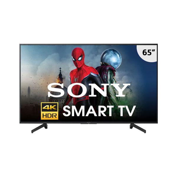 Smart TV LED 65" Sony KD-65X705G Ultra HD 4K 3 HDMI 3 USB Wi-Fi Preta