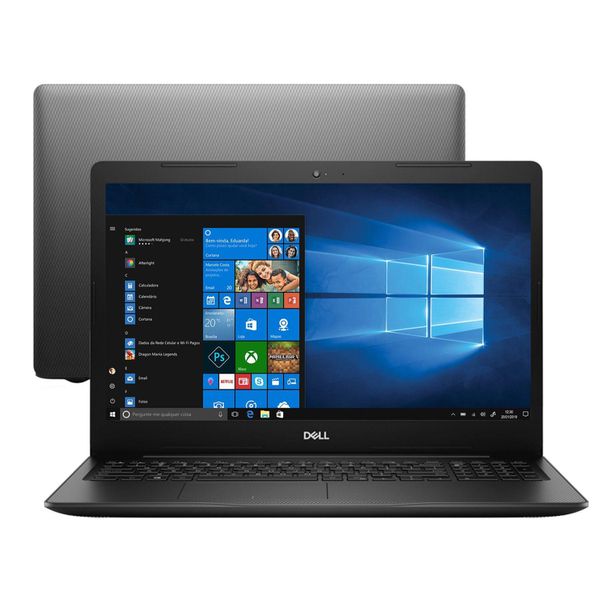 Notebook Dell Inspiron i15-3583-A2XP Intel Core i5 - 4GB 1TB 15,6” Windows 10 Home [À VISTA]