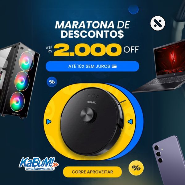 KaBuM!: Maratona de Descontos: Até R$ 2.000 OFF