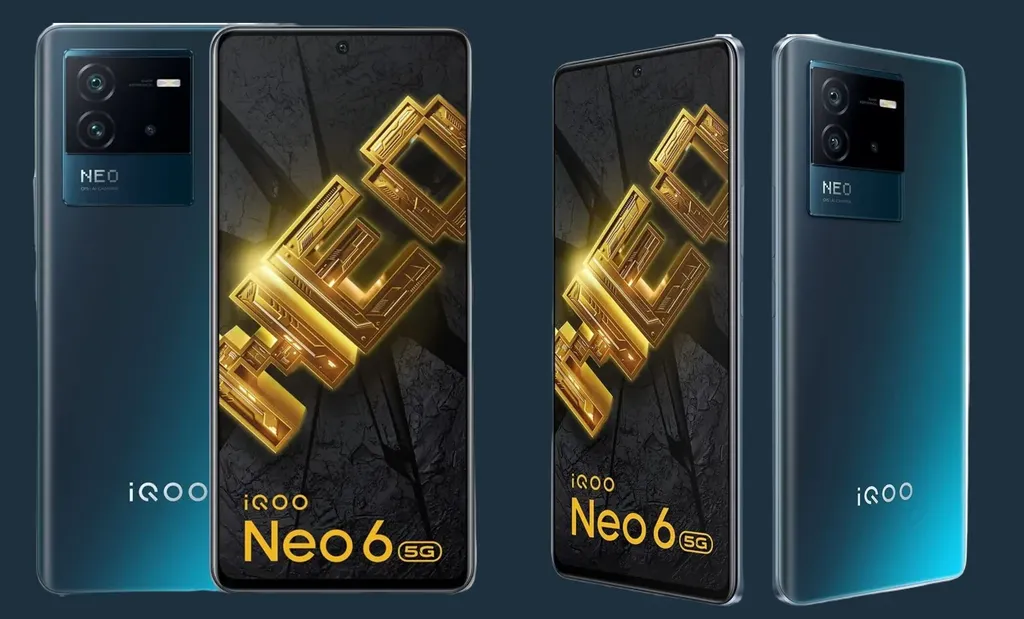 IQOO Neo 6 tem tela de 120 Hz e câmera principal de 64 MP (Imagem: Divulgação/Vivo Mobile)