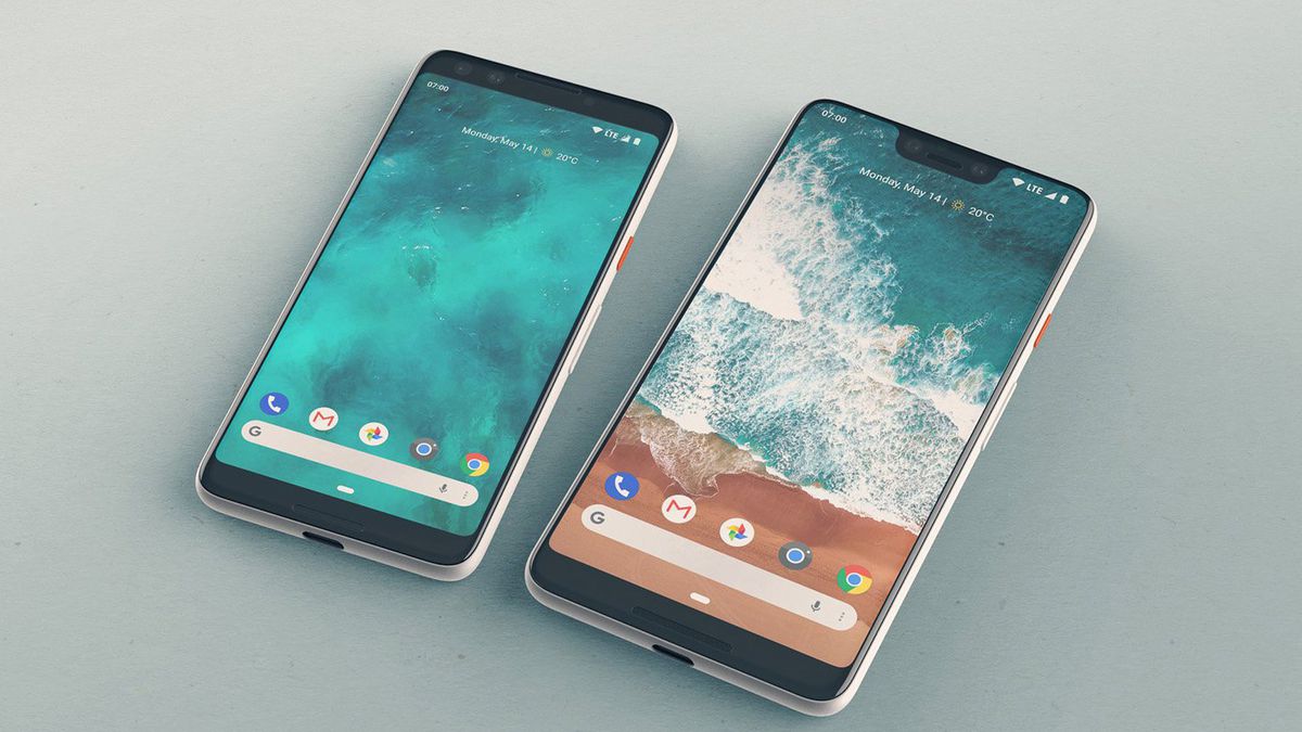 Google Pixel 3 e 3 XL aparecem nas cores preta e branca em imagens