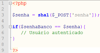 Sempre criptografe as senhas da sua aplicação Sempre criptografe as senhas da sua aplicação