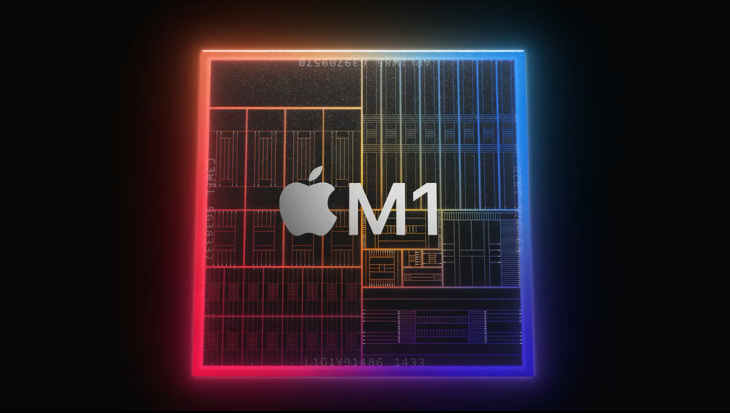 O chip M1 da Apple. (Imagem: Divulgação/Apple)