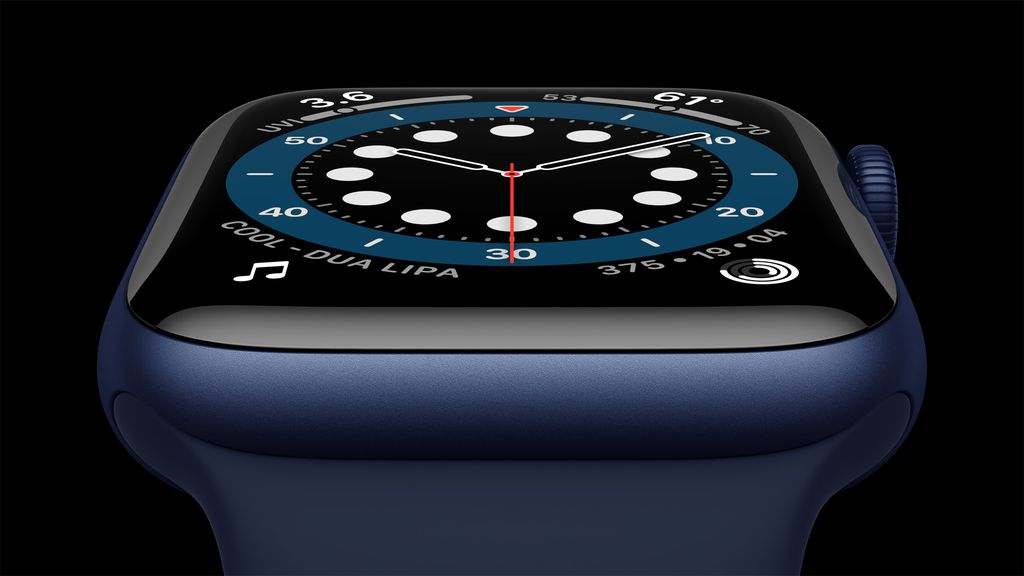 Apple Watch Series 6 na cor azul (Imagem: Divulgação/Apple)