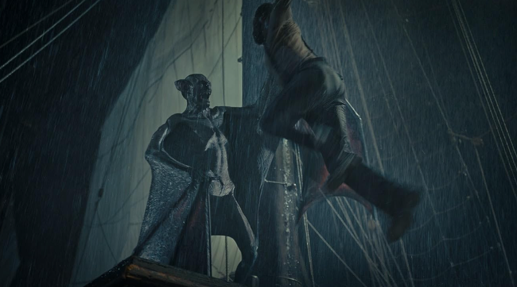 Em A Última Viagem do Demeter, Drácula aparece com sede de vingança. (Imagem:Divulgação/DreamWorks)