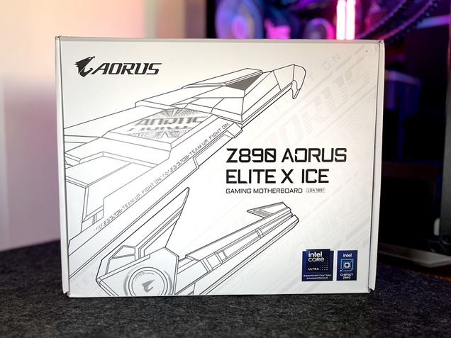Placa-mãe Gigabyte Z890 AORUS Elite X Ice