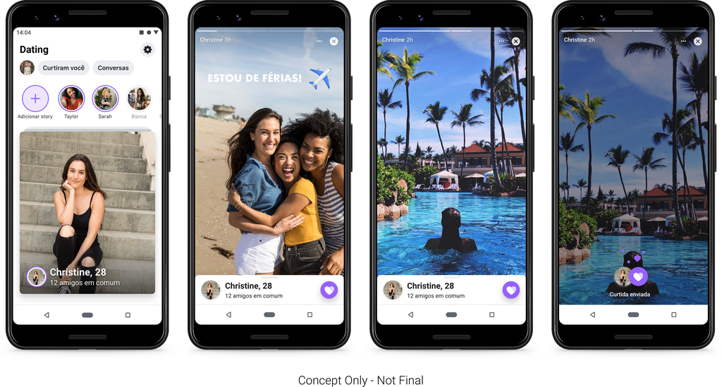 Facebook agora integra Instagram ao app de paquera Dating