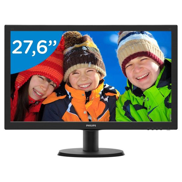 Monitor para PC Full HD Philips LED Widescreen - 27,6” 273V5LHAB - Magazine Canaltechbr
