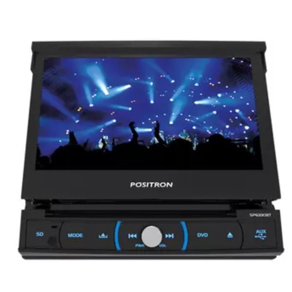 DVD Automotivo Positron SP6330BT LCD 7” - Retrátil Touch Bluetooth 4X20 Watts RMS