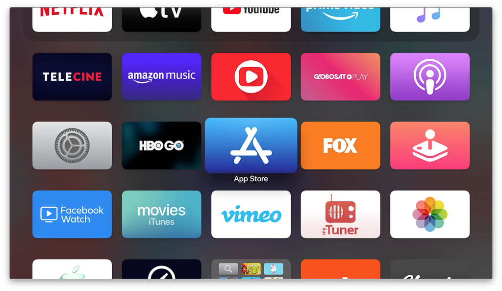 Abra a App Store da Apple TV / Captura de tela: Bruno Salutes
