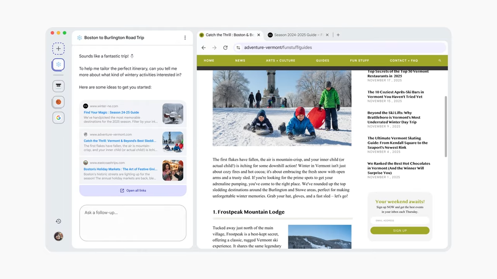 GenTabs - nova ferramenta de IA do Google