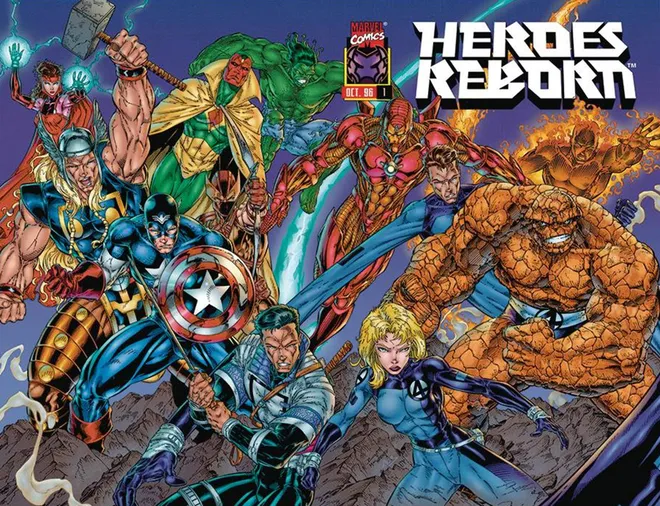 A iniciativa Heróis Renascem, que veio depois, não deu muito certo (Imagem: Reprodução/Marvel Comics)