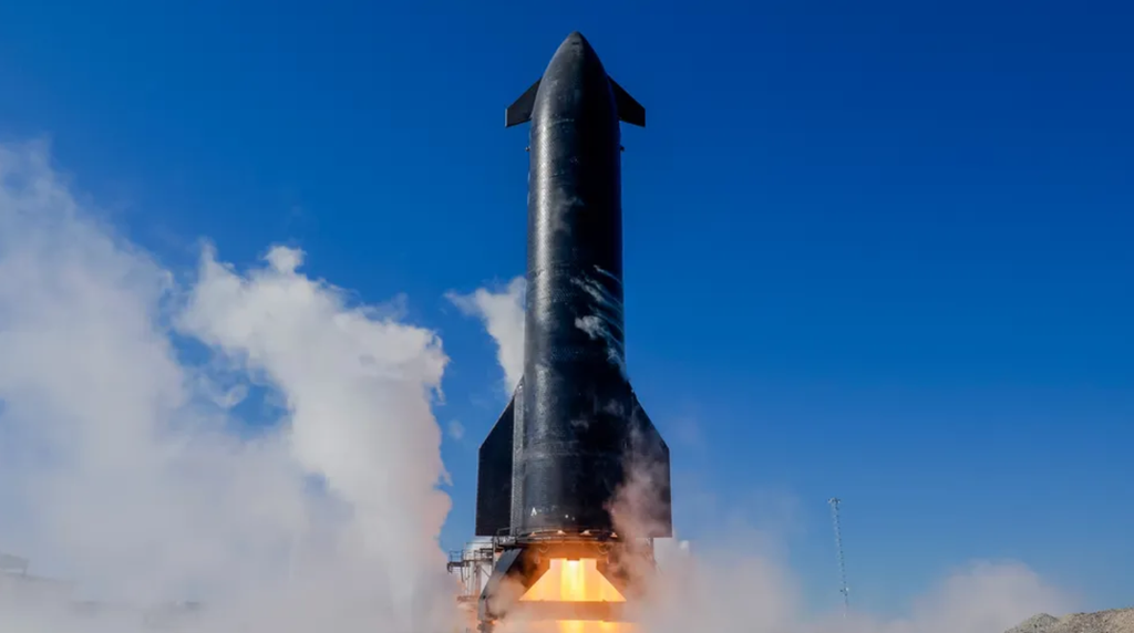 Imagem do foguete da SpaceX