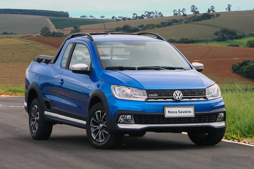 Volkswagen Saveiro Cross saiu de linha, mas é boa opção entre caminhonetes até R$ 80 mil (Imagem: Divulgação/Volkswagen)