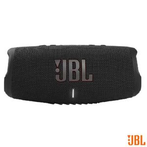 Caixa de Som Bluetooth JBL à Prova d'Água com Potência de 40 W Preta - JBLCHARGE5BLK