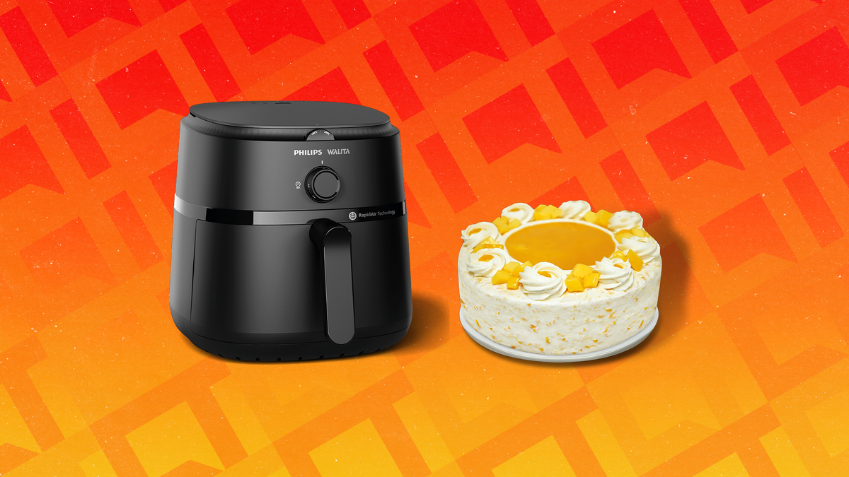 Dá para fazer bolo na airfryer; saiba como em 4 passos