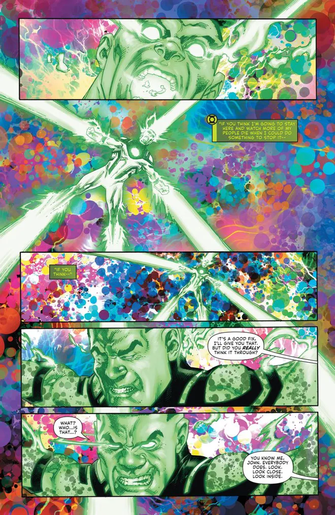 Página de Green Lantern nº 12 (Imagem: Reprodução/DC)