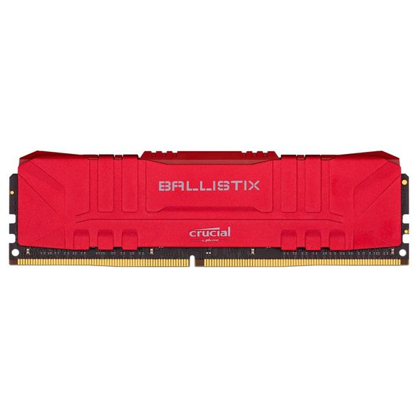 Memória RAM Crucial Ballistix 16GB DDR4 3000 Mhz, CL15, UDIMM, Vermelho - BL16G30C15U4R