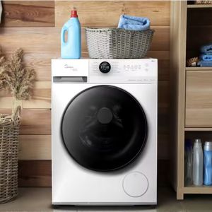 Lava e Seca Midea 13 Kg HealthGuard Smart Inverter Água Fria e Quente Branca - 110V | CUPOM
