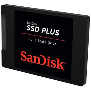 SSD Sandisk Plus, 240GB, Sata III, Leitura 530MBs e Gravação 440MBs, SDSSDA-240G-G26