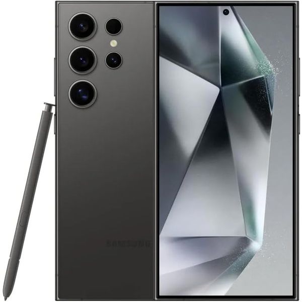 Smartphone Samsung Galaxy S24 Ultra, Galaxy AI, Selfie de 12MP, Tela de 6.8" 1-120Hz, 256GB, 12GB RAM - Titânio Preto | PIX + DESCONTO NO CARRINHO + EXCLUSIVO AMAZON PRIME