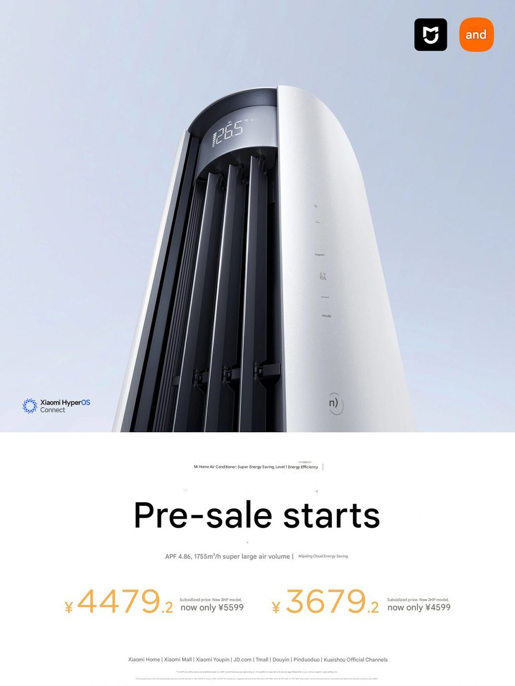 ar-condicionado xiaomi Mijia Super Energy-Saving Cabinet Air Conditioner