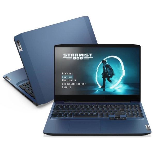 Notebook Ideapad Gaming 3i Intel Core I5-10300h 8gb (Geforce Gtx 1650 4gb) 256gb Ssd Fhd Linux 15.6" Azul [CUPOM]