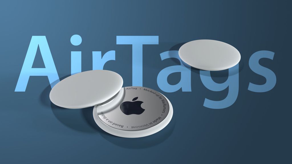 Com tecnologia UWB, as Apple AirTags chegariam para brigar com as recém-lançadas Galaxy SmartTags+ (Imagem: Reprodução/MacRumors)