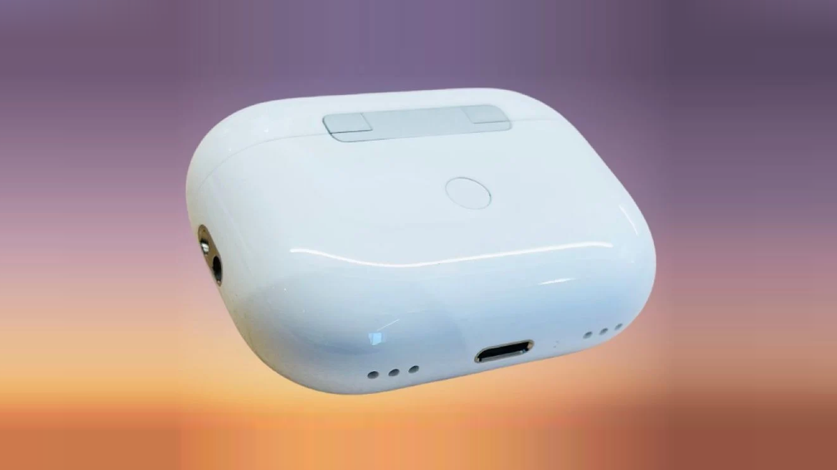 Fotos mostram AirPods Pro 2 com alto-falante, furo para acessórios