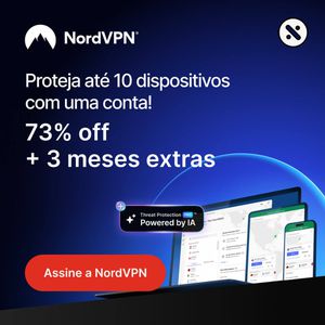 NordVPN: até 73% OFF no plano de 2 anos com 10 dispositivos protegidos + 3 meses extras | A partir de R$ 8,90 por mês