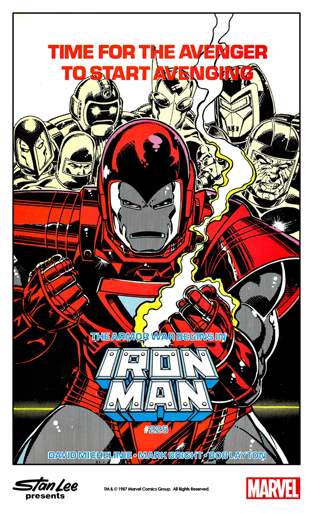 A Guerra das Armaduras, publciada nos anos 1980, é uma das melhores sagas do Homem de Ferro (Imagem: Reprodução/Marvel Comics)