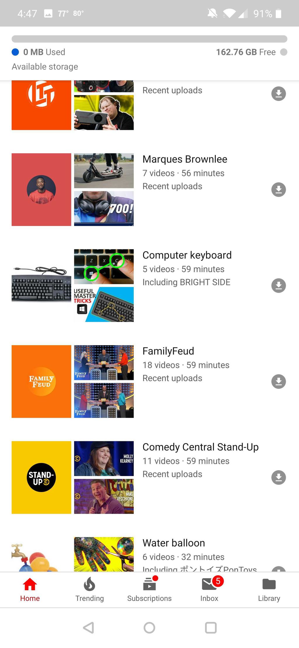 Tela de escolha de tópicos do YouTube Premium (Imagem: Android Police)