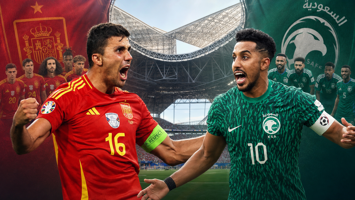 Espanha x Arábia Saudita: tudo sobre horário, escalações e onde assistir