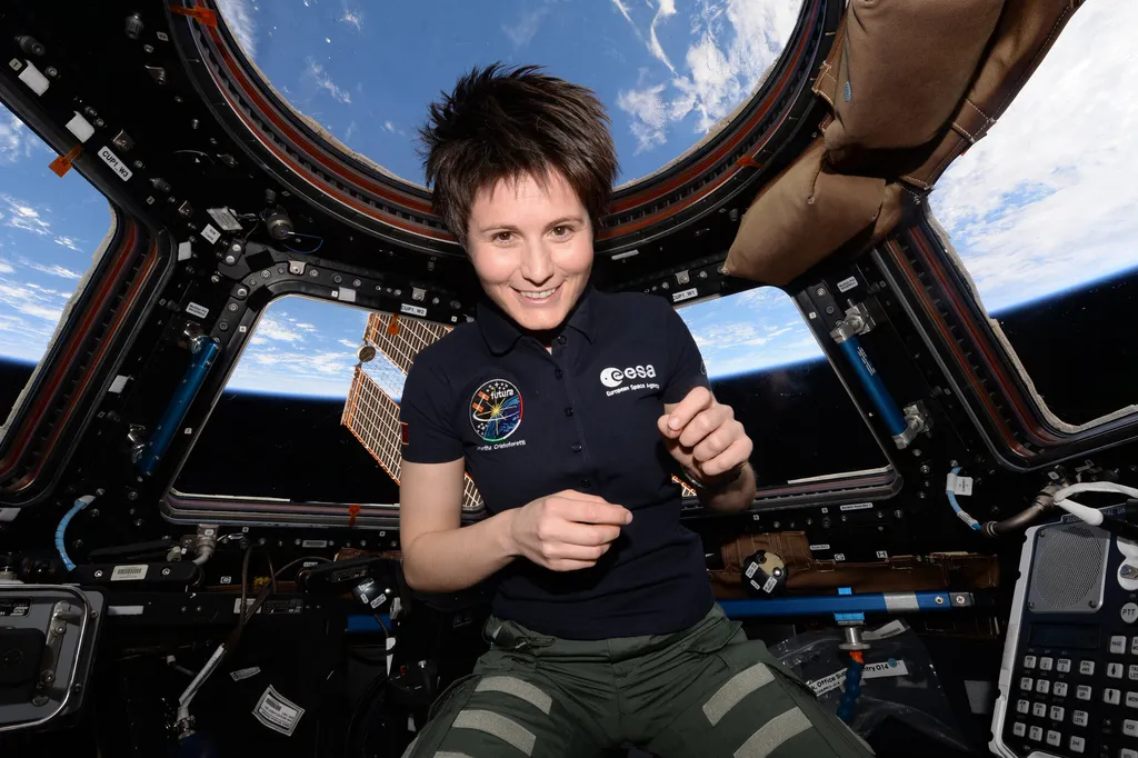 Cristoforetti se tornará a primeira mulher europeia a comandar a ISS (Imagem: Reprodução/ESA/NASA)
