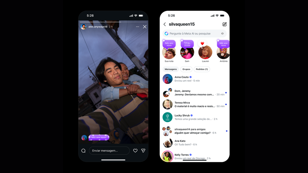 stories e reels instagram