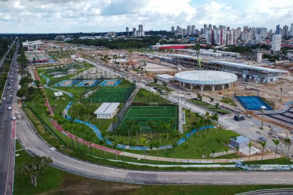 Vista do Parque da Cidade, em Belém
