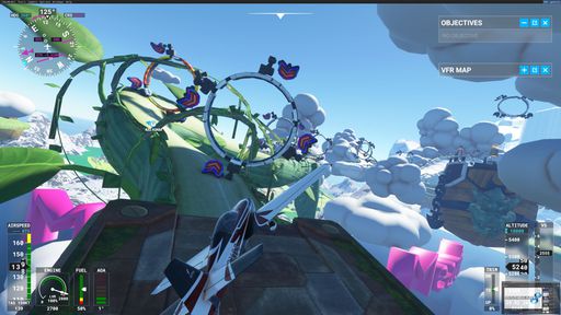 Flight Simulator: mod adiciona pistas de Mario Kart 8