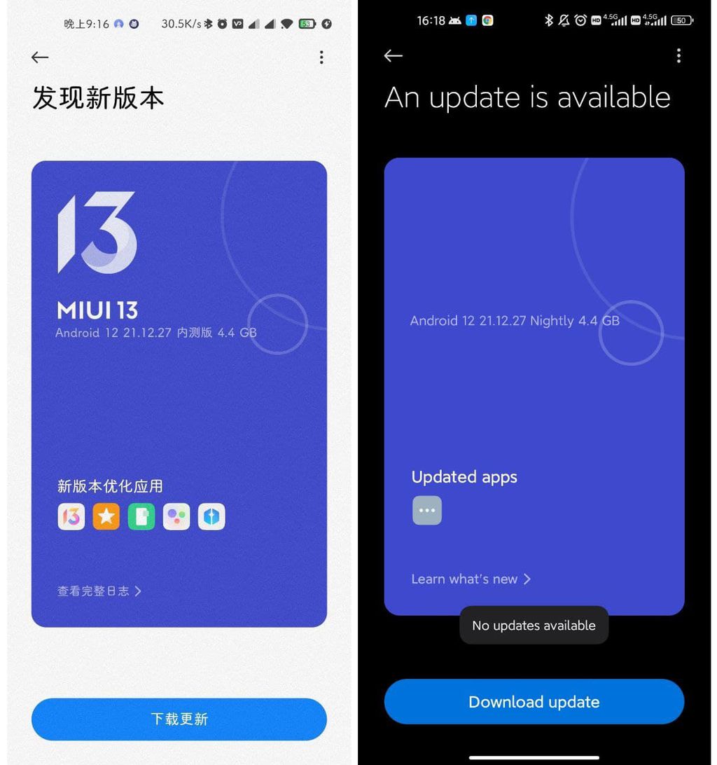 A Xiaomi já liberou a MIUI 13 para celulares compatíveis na China (Imagem: Reprodução/Xiaomi)