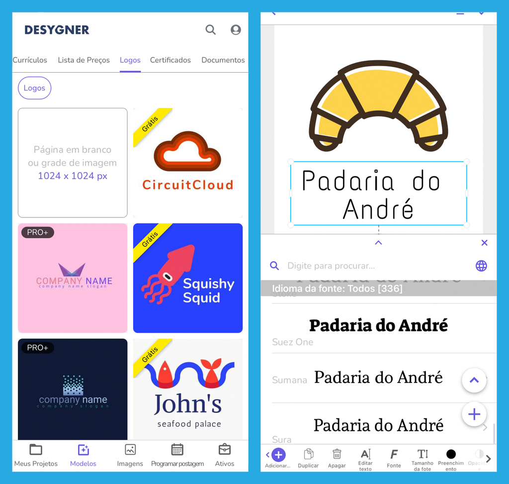 As melhores apps para desenhar o logo e a imagem corporativa da