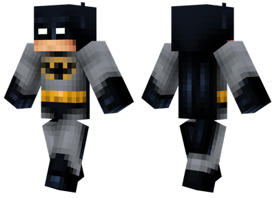 Skin de Batman em Minecraft (Imagem: Minecraftskins.net)