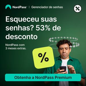 NordVPN: economize no Plano Premium de 2 anos da NordPass com 56% OFF + 3 meses EXTRAS | A partir de R$ 3,90 por mês
